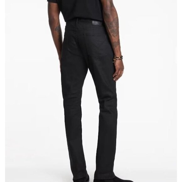 John Varvatos Mens  J701 BLACK WEFT Regular Fit  Jeans 31 Reg - Picture 12 of 12